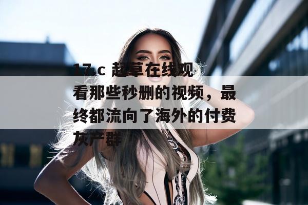 17.c 起草在线观看那些秒删的视频,最终都流向了海外的付费灰产群